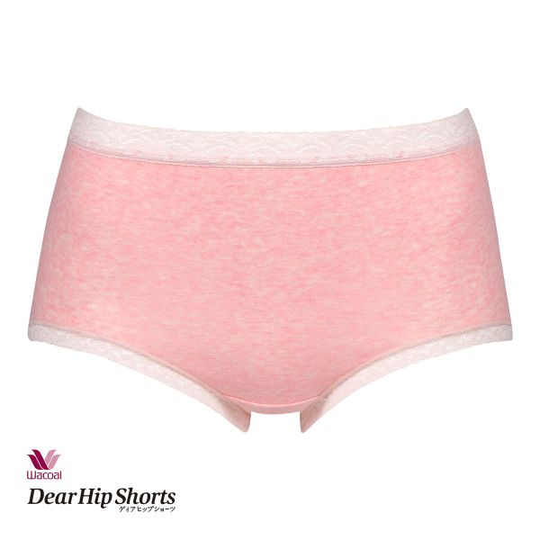 ワコール Wacoal ディアヒップショーツ DearHip Shorts スタンダード ノーマル ショーツ 綿混 深め ML 単品｜shirohato｜05