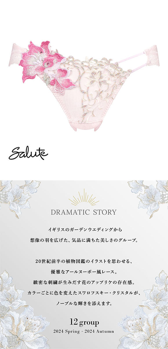 サルート ワコール Wacoal Salute 12G PTJ712 ショーツ ML