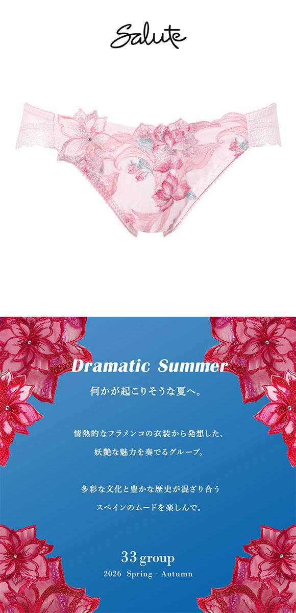 ワコール サルート 33グループ 33G ショーツ ML ハイレッグ Wacoal Salute PTJ733 26SSフェア