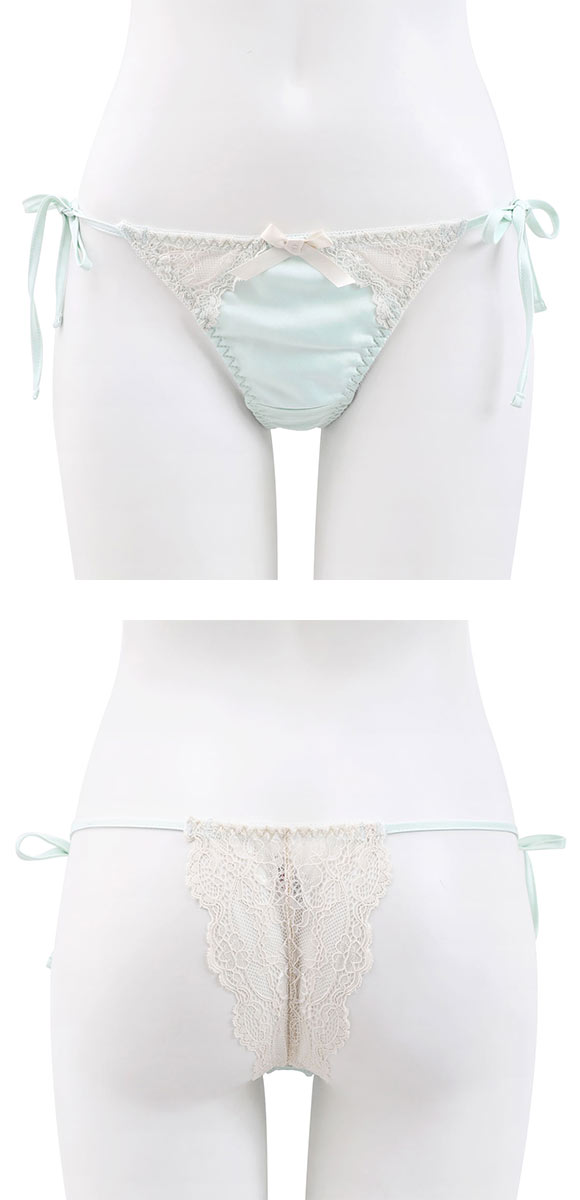 COCO Linge ココランジェ プティリボン Tバック ショーツ バック COCO Linge ココランジェ プティリボン Tバック ショーツ バック
