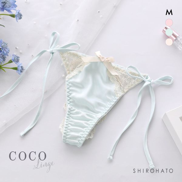 COCO Linge ココランジェ プティリボン Tバック ショーツ バック COCO Linge ココランジェ プティリボン Tバック ショーツ バック