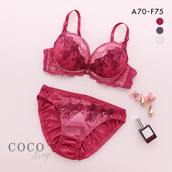 ココランジェ COCO Linge セクシーリリー ブラジャー ショーツ セット