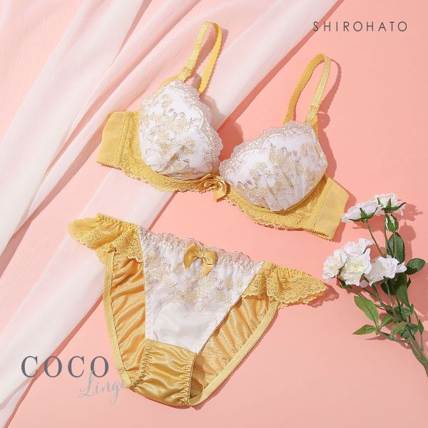 ココランジェ COCO Linge エアリーブロッサム ブラジャー ショーツ セット