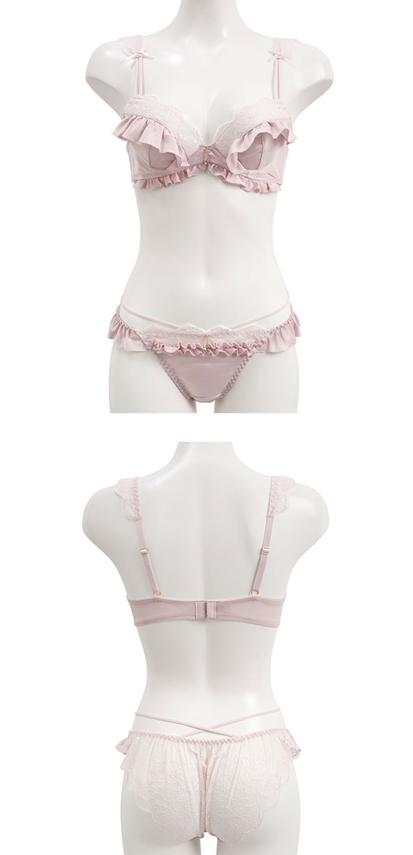 COCO Linge ココランジェ フローラサテン ブラジャー ショーツ