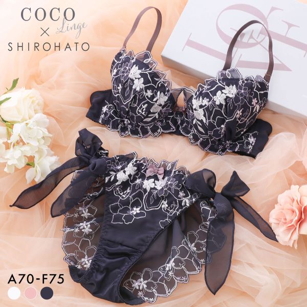 COCO Linge（ココランジェ） マルチキューティシフォン ブラジャー
