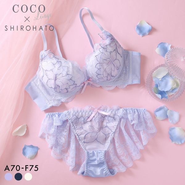 COCO Linge（ココランジェ） ブラジャー ルナフルリール SHIROHATO別注