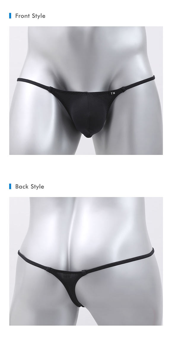 ティーエム コレクション Shinysmooth Sharp pattern TB Tバック ビキニ TM collection メンズ 前閉じ