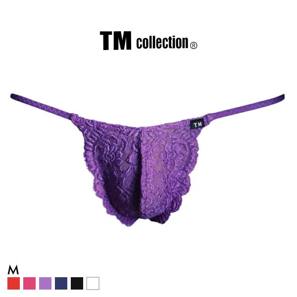 プライムグループ　限定コレクション　TバックM TM COLLECTION ティーエム コレクション Stretch Lace side string TB