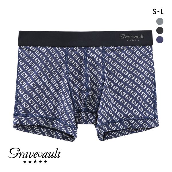 グレイブボールト Gravevault Logotype ショートボクサーパンツ SML | Gravevault | 03