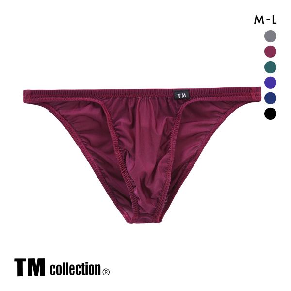TM COLLECTION メンズビキニパンツ（色：レッド系）｜下着、靴下