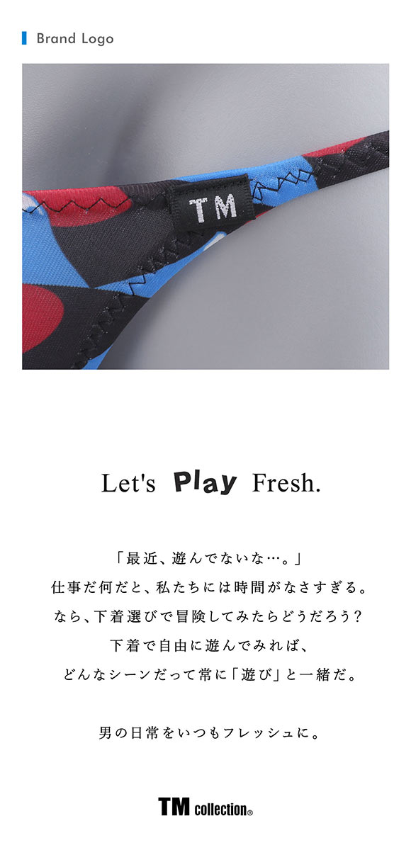 ティーエム コレクション N-3 National Flag ハギナシシャープ Tバック ビキニ メンズ TM collection