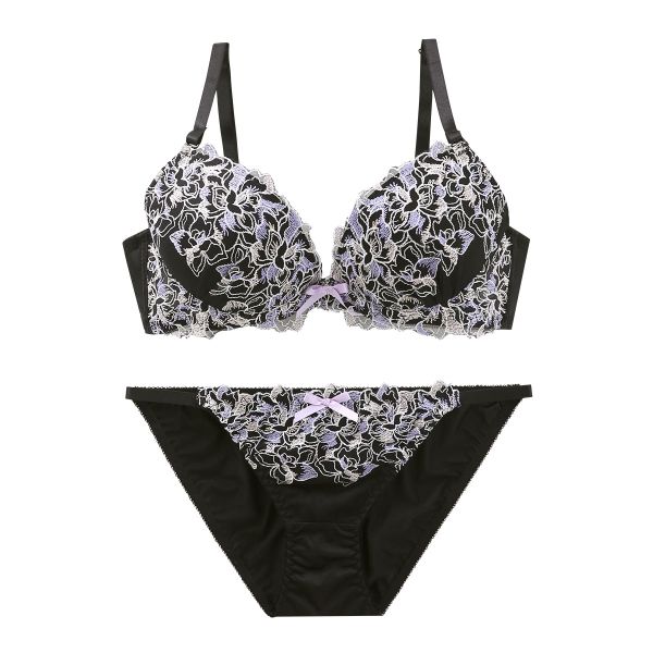 ラブジェリー Love gerie フルブルーム ブラジャー ショーツ セット ABCD 谷間ブラ Wパッド 盛り 谷間 バストアップ