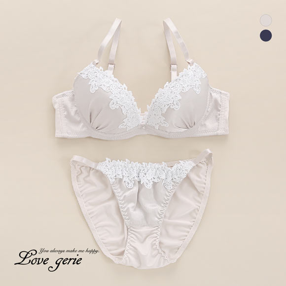 SHIROHATO（白鳩） ブラジャー ラブジェリー ロージーマットサテン