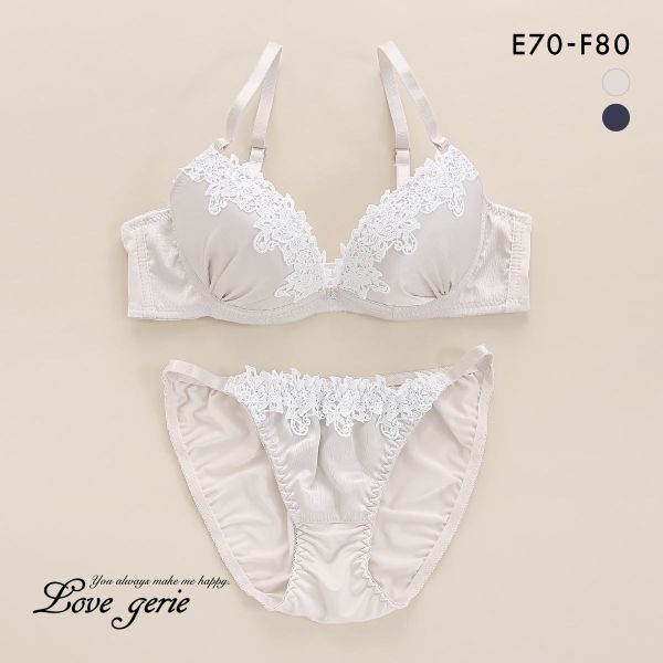 SHIROHATO（白鳩） ラブジェリー ロージーマットサテン ブラセット EF