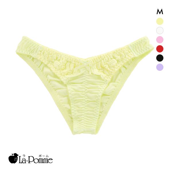 La-Pomme ラポーム 極薄 ハイレグ ハーフバック ショーツ