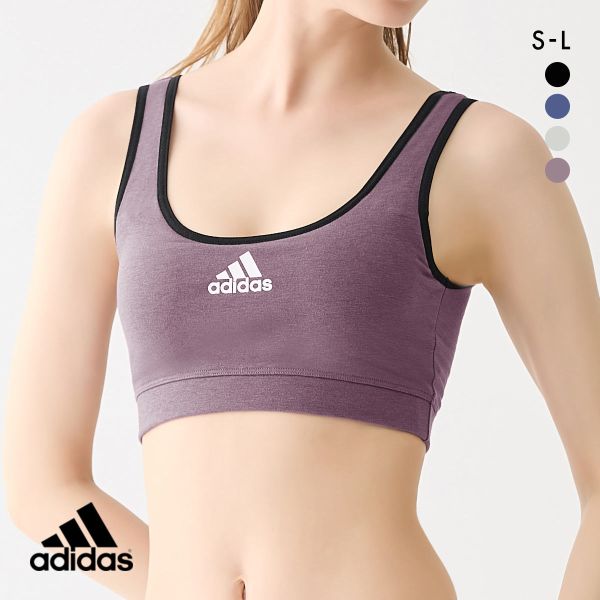 adidas アディダス クロップトップ ノンワイヤー ブラジャー
