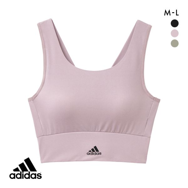 adidas アディダス クロップトップ ノンワイヤー ブラジャー