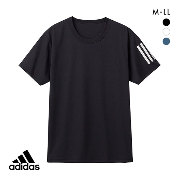 アディダス adidas Tシャツ メンズ クルーネック ショートスリーブ ルーズシルエット 半袖 スポーツ 吸汗速乾