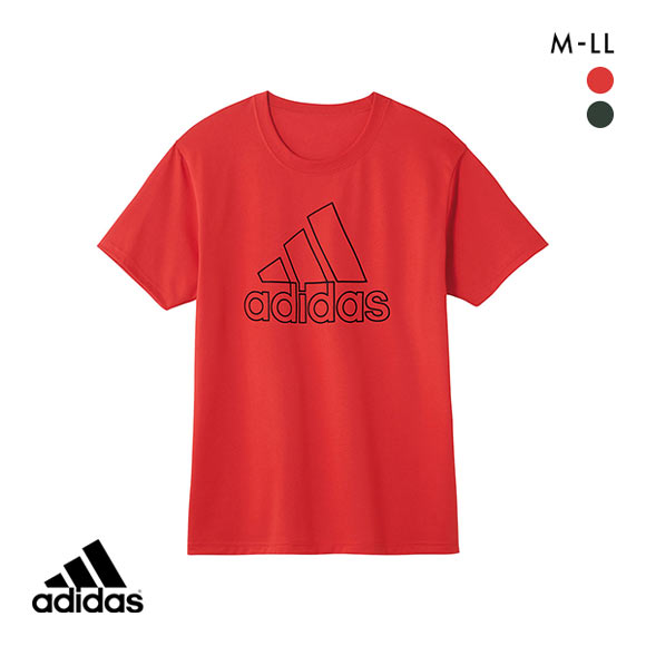 アディダス adidas クルーネック ショートスリーブ Tシャツ メンズ 半袖 スポーツ 吸汗速乾