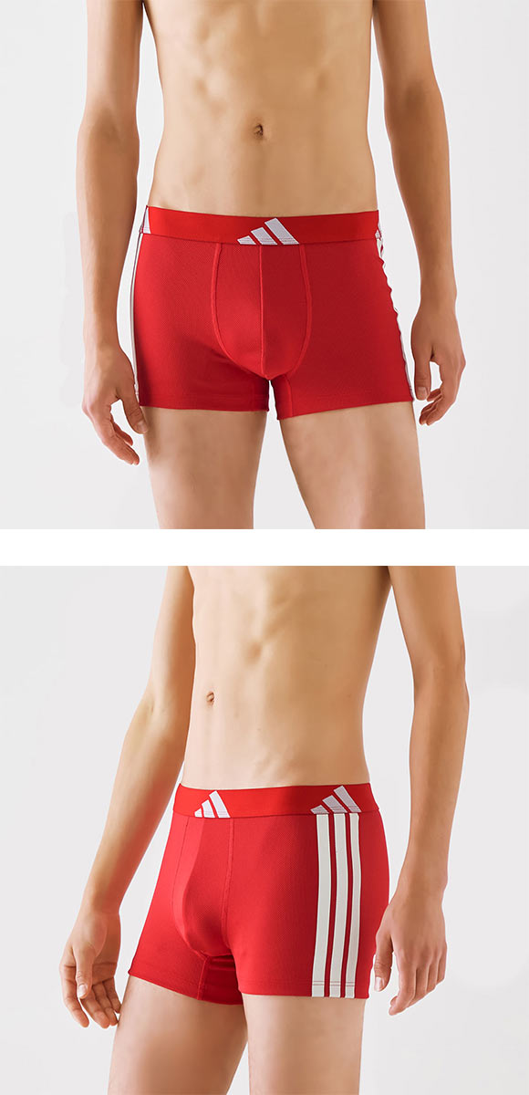 アディダス スリーストライプ メッシュボクサーパンツ メンズ adidas スポーツ 前とじ