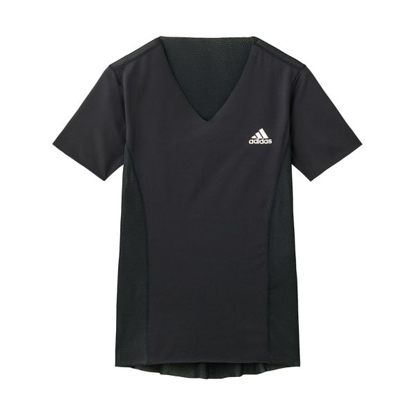 アディダス adidas Vネック Tシャツ インナー メンズ 半袖 ベースレイヤー スポーツ｜shirohato｜02