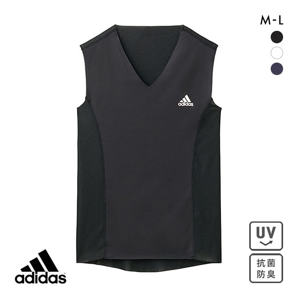 アディダス adidas Vネック スリーブレス シャツ インナー メンズ ベースレイヤー スポーツ ノースリーブ