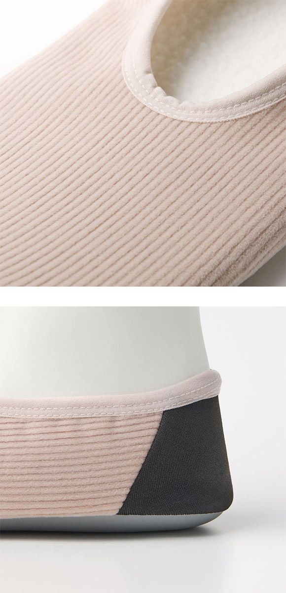 グンゼ UCHI-COLLE おうちスリッポン コーデュロイタイプ レディース ルームシューズ GUNZE ウチコレ