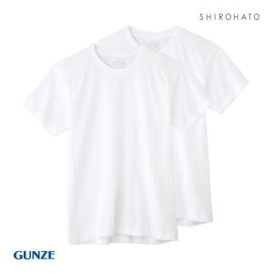 グンゼ GUNZE ボディワイルド BODY WILD クルーネックTシャツ メンズ 2枚組 抗菌防...