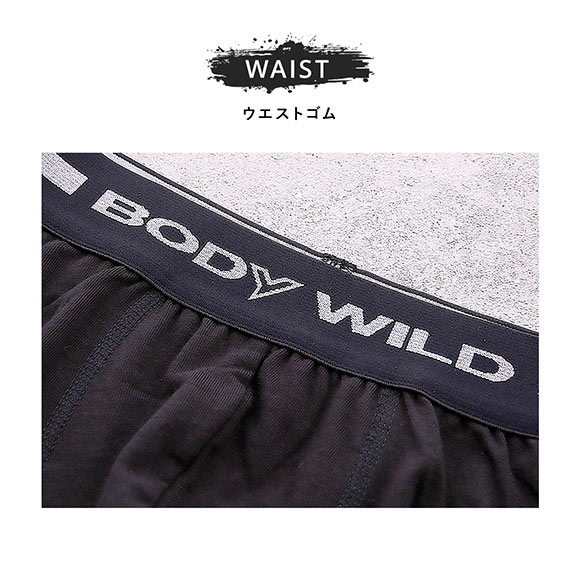 グンゼ GUNZE ボディワイルド BODY WILD ボクサーパンツ 3枚セット メンズ ベーシック BWB0803