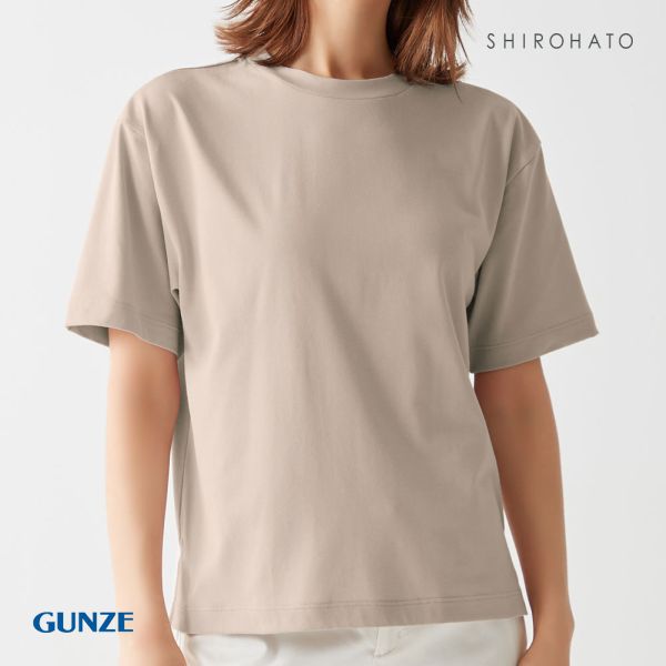 グンゼ GUNZE キレイラボ KIREILABO オーバーサイズTシャツ 肌側綿100％ トップス レディース｜shirohato｜06