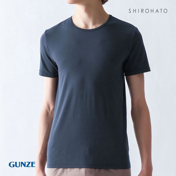 グンゼ GUNZE COOLMAGIC アセドロン クルーネック 半袖 Tシャツ インナー メンズ