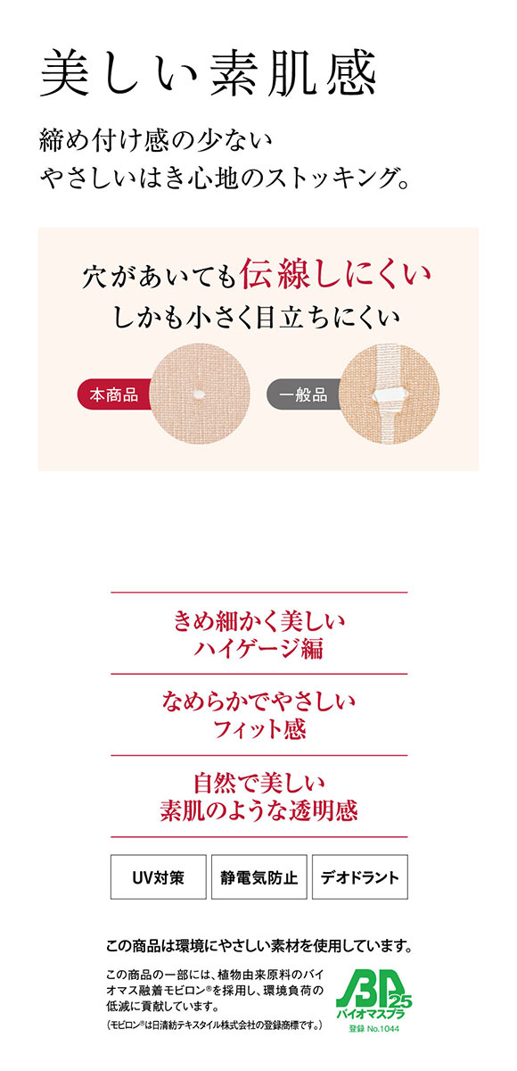 グンゼ GUNZE サブリナ SABRINA ストッキング パンスト ゆったり 伝線しにくい 消臭 日本製