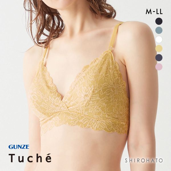 グンゼ GUNZE トゥシェ Tuche チェリッシュムーン cherish moon ブラレット ノンワイヤー ブラジャー 単品