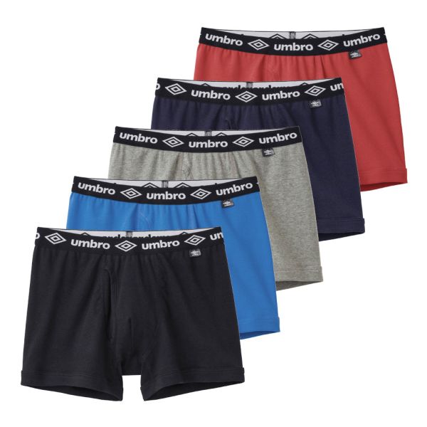 アンブロ UMBRO ボクサーパンツ メンズ 5枚組 前あき