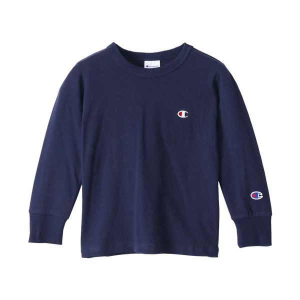 チャンピオン Champion ロングスリーブ Tシャツ ジュニア キッズ 女の子 男の子 べーシック Cロゴ CK-T401 メール便(15)  :75CKT401:SHIROHATO(白鳩) - 通販 - Yahoo!ショッピング