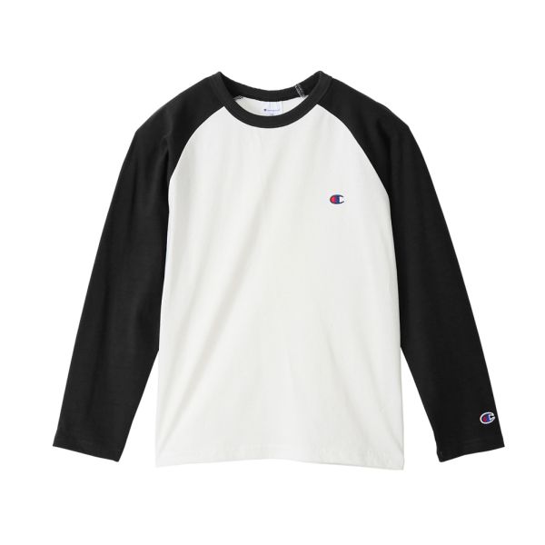 チャンピオン Champion ジュニア キッズ 女の子 男の子 ロングスリーブ ラグランTシャツ 長袖 CK-T403 子供服  :75CKT403:SHIROHATO(白鳩) - 通販 - Yahoo!ショッピング