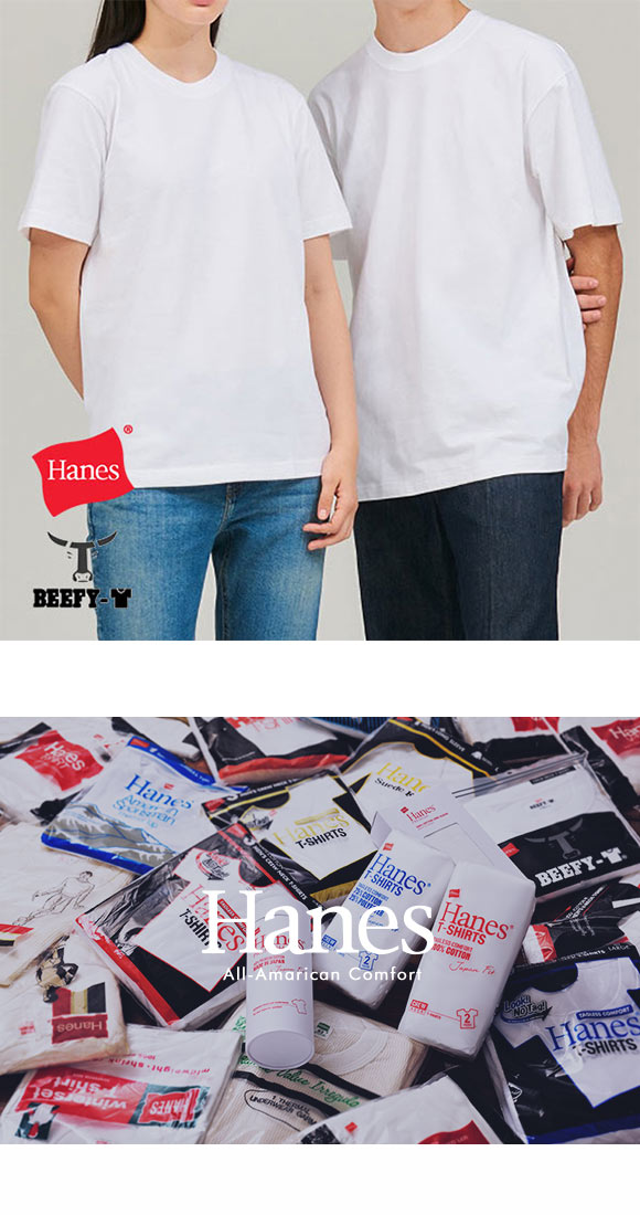 店舗 ヘインズ Hanes BEEFY クルーネックTシャツ ビーフィー