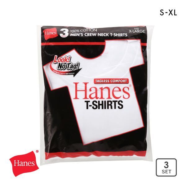 hanes オファー t シャツ 赤 青