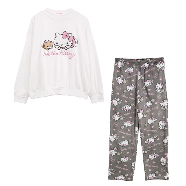 パジャマ ルームウェア ハローキティ HELLO KITTY メニーハートキティ