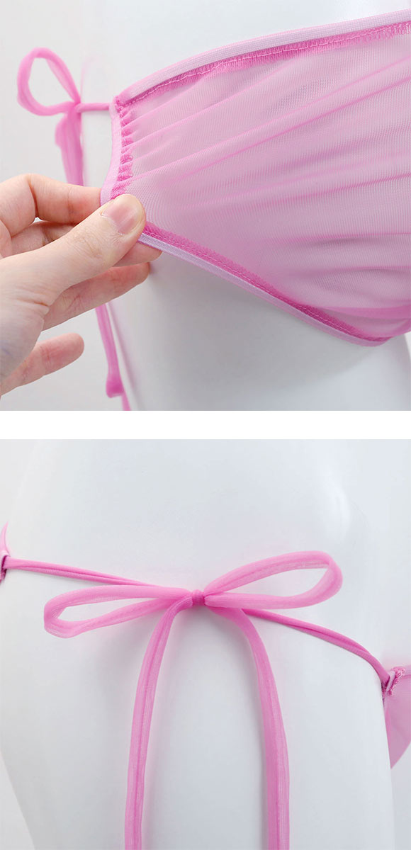 ファニィ FANY サイドリボン 紐パン ショーツ 単品 シースルー