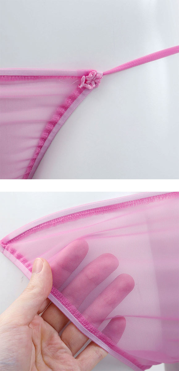 ファニィ FANY サイドリボン 紐パン ショーツ 単品 シースルー