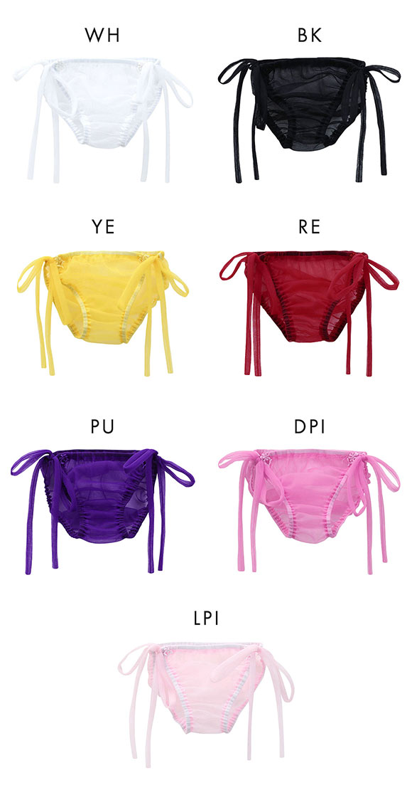 ファニィ FANY サイドリボン 紐パン ショーツ 単品 シースルー