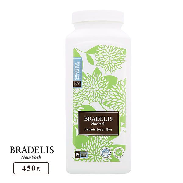 ブラデリスニューヨーク BRADELIS NY ランジェリーソープ パウダー 無香料 洗濯用洗剤 150g 約30-60回分 カナダ産  :A37PD916006N:SHIROHATO(白鳩) - 通販 - Yahoo!ショッピング