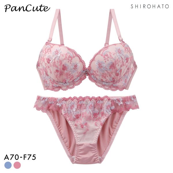 Pan Cute ブラジャー パンキュート フラワーアーチレース ブラセット