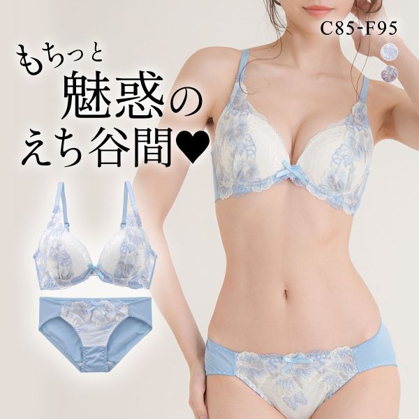 エレガント 脇肉を谷間に変える脇高ブラ サイドリフト グラジオラス ブラセット CDEF80-95 大きいサイズ グラマー 脇寄せ 育乳 Elegant | SHIROHATO | 01