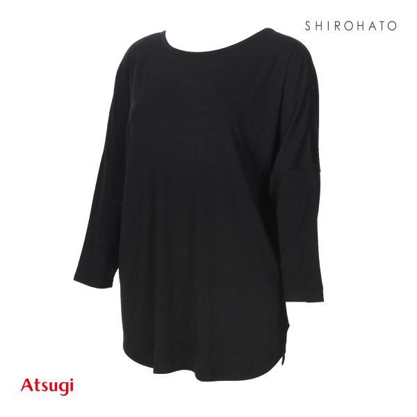 アツギ ATSUGI クリアビューティアクティブ ヨガウェア Tシャツ 7分袖 トップス レディース｜shirohato｜03