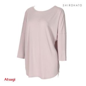 アツギ ATSUGI クリアビューティアクティブ ヨガウェア Tシャツ 7分袖 トップス レディース