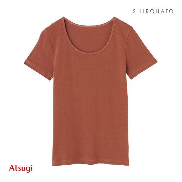 ATSUGI アツギ my cotton 綿100％ 3分袖インナー 半袖