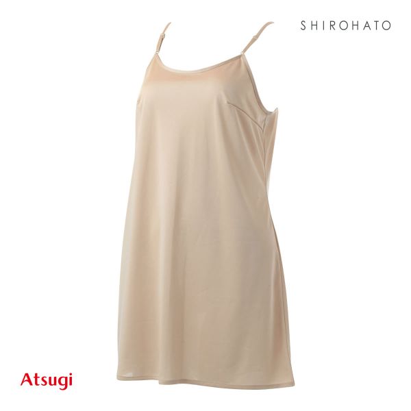 関税/送料込◆Tequila リネンシルク ミディ丈スカート ATSUGI アツギ ヌードメイク NUDE Make ワンピースペチコート