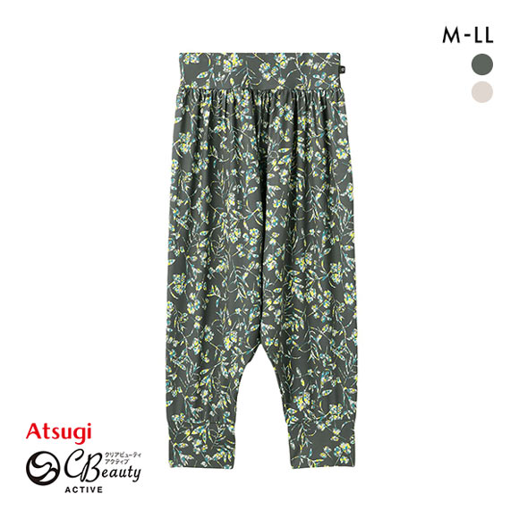 アツギ クリアビューティ アクティブ サルエルパンツ ATSUGI